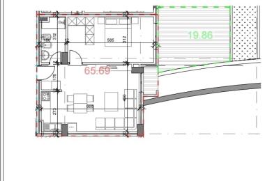 SHITET APARTMENT 1+1 ME VERANDE