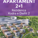 SHITET APARTAMENT 2+1 KODRA E DIELLIT 2