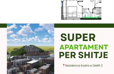 SHITET APARTAMENT 1+1 ME VERANDE