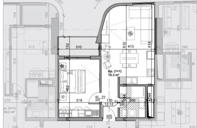 SHITET APARTAMENT 1+1 BAZZAR GATE !!