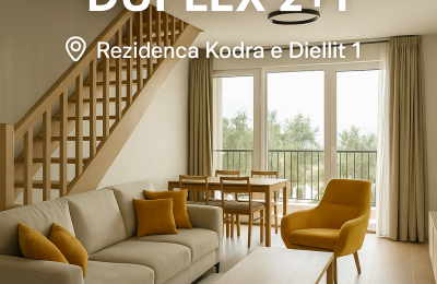 Shitet Apartament Duplex 2+1 – Kodra e Diellit 1