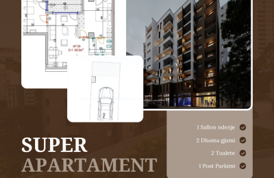 ✨ SHITET APARTAMENT 2+1+2 + POST PARKIMI NË MARA REZIDENCË ✨