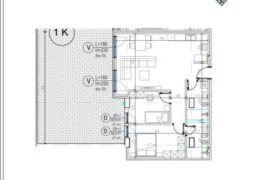Shitet Apartament 2+1 me Verandë