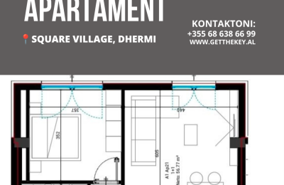 APARTAMENT 1+1 NË SHITJE